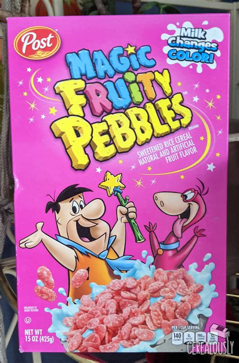 Magic fruitu pebbles cereal